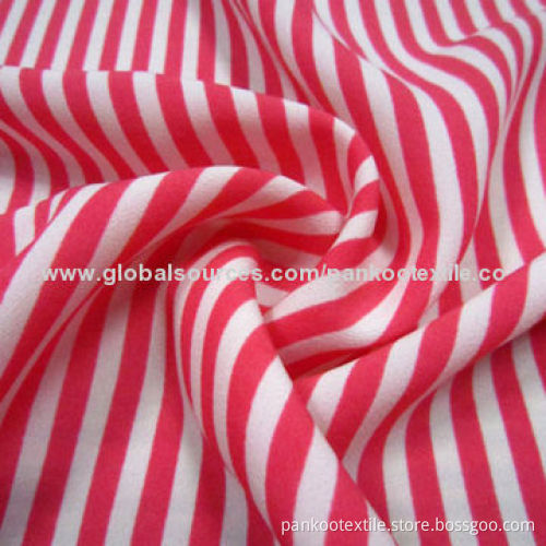 20D+26D ITY Poly CDC Printed Fabric,57/58" Width, 84gsm Weight with Soft Texture for Women's Dresses